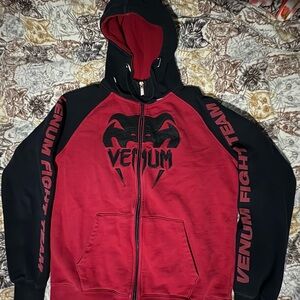 Red and Black Men's Hoodie